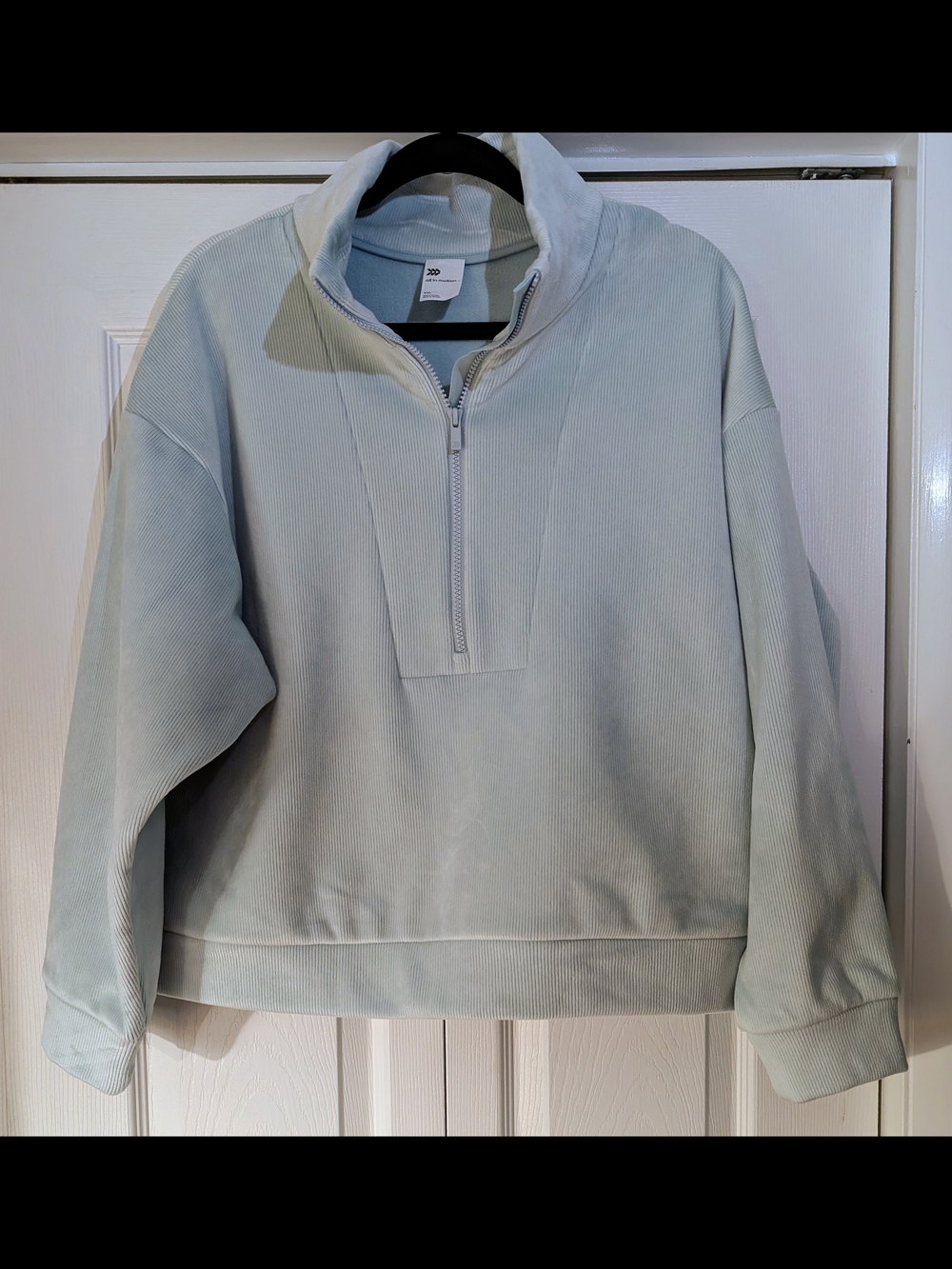 all in motion Pale Blue Half-Zip Pullover